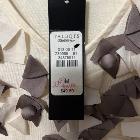 Talbots ribbon top M - Picture 5 of 5